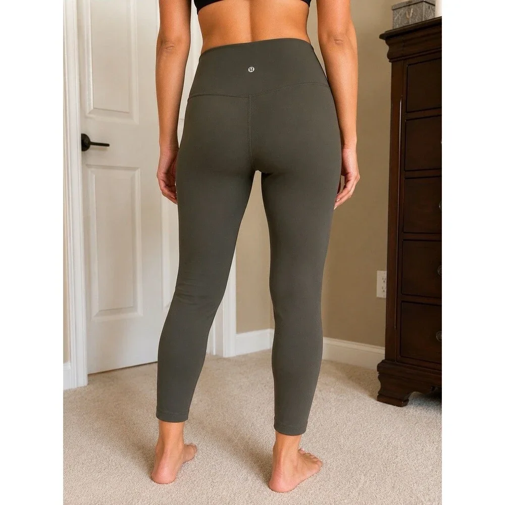 Lululemon Wunder Under High Rise Tight 29” Leggings Women’s Size 6 Dark Olive Gr